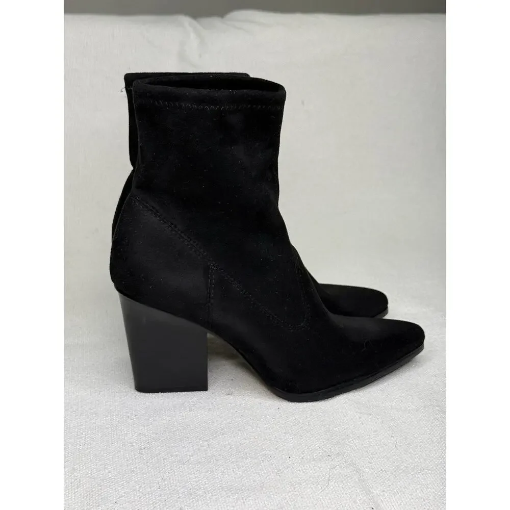 Donald J Pliner Black Suede Ankle Booties Boot Size 6 M Boots